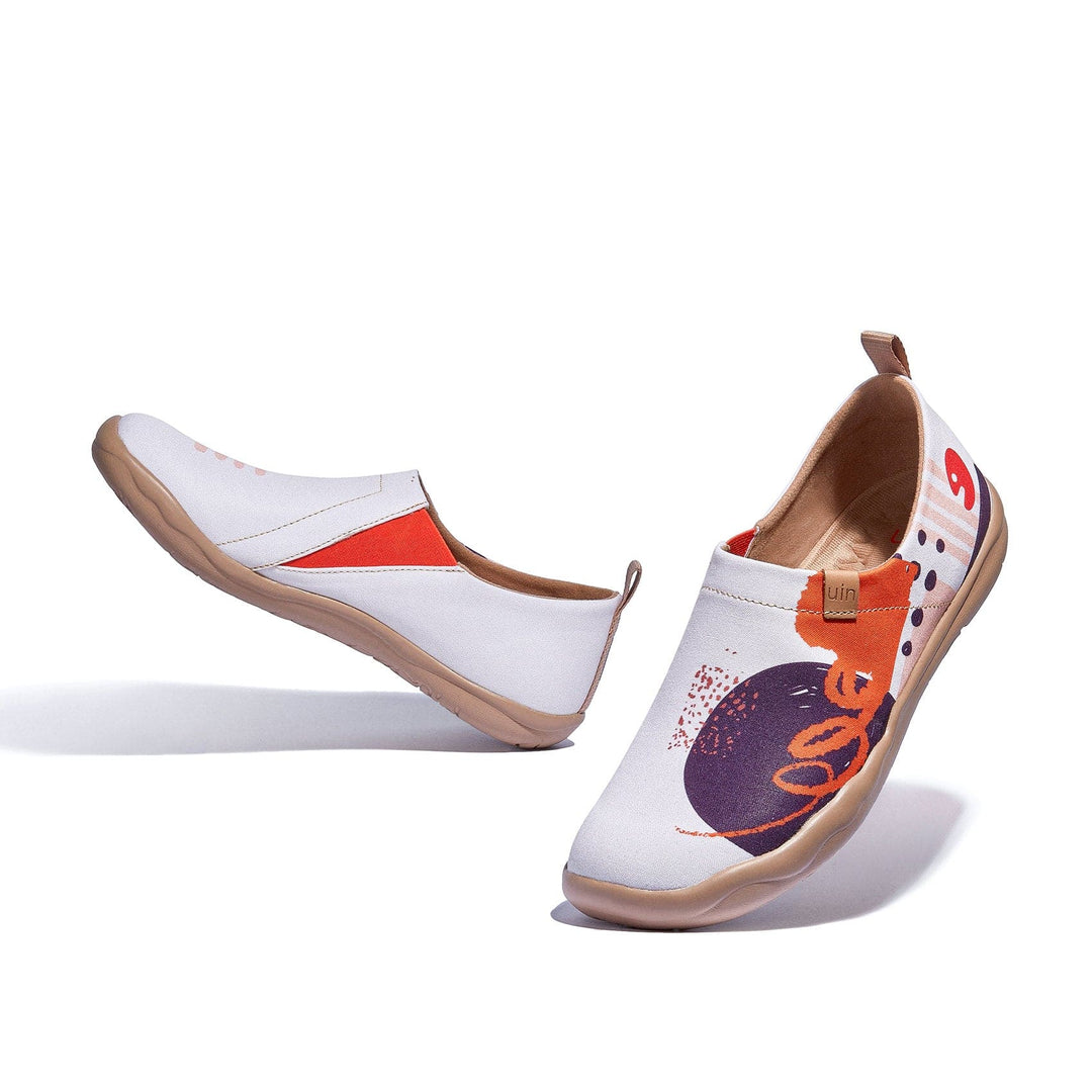 UIN Footwear Women Doodle Inspiration Toledo I Women Canvas loafers