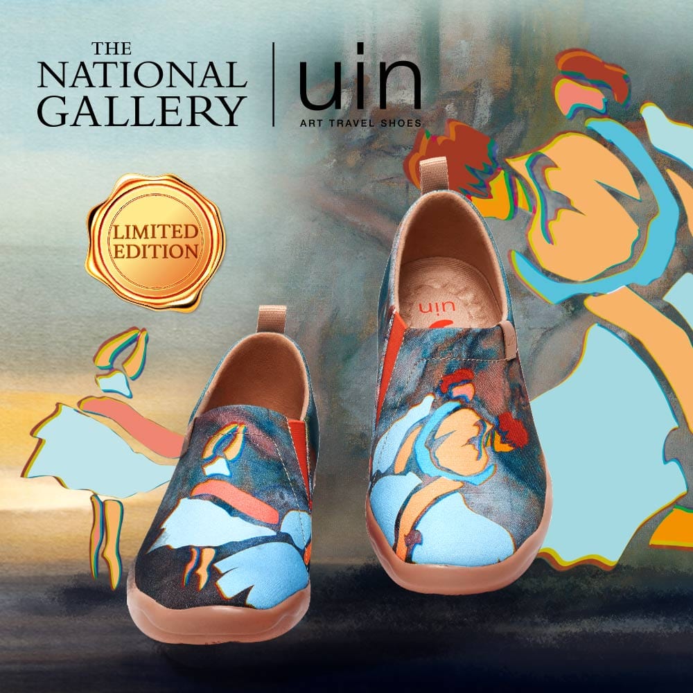 UIN Footwear Women Edgar Degas Ballet Dancers V2 Women-US Local Delivery Canvas loafers