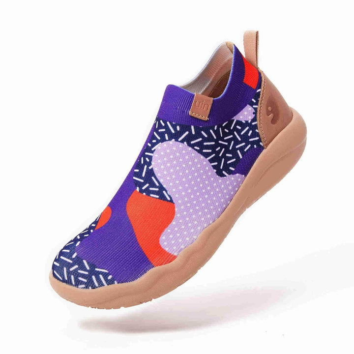 UIN Footwear Women Endless Purple Pursuit-US Local Delivery Canvas loafers