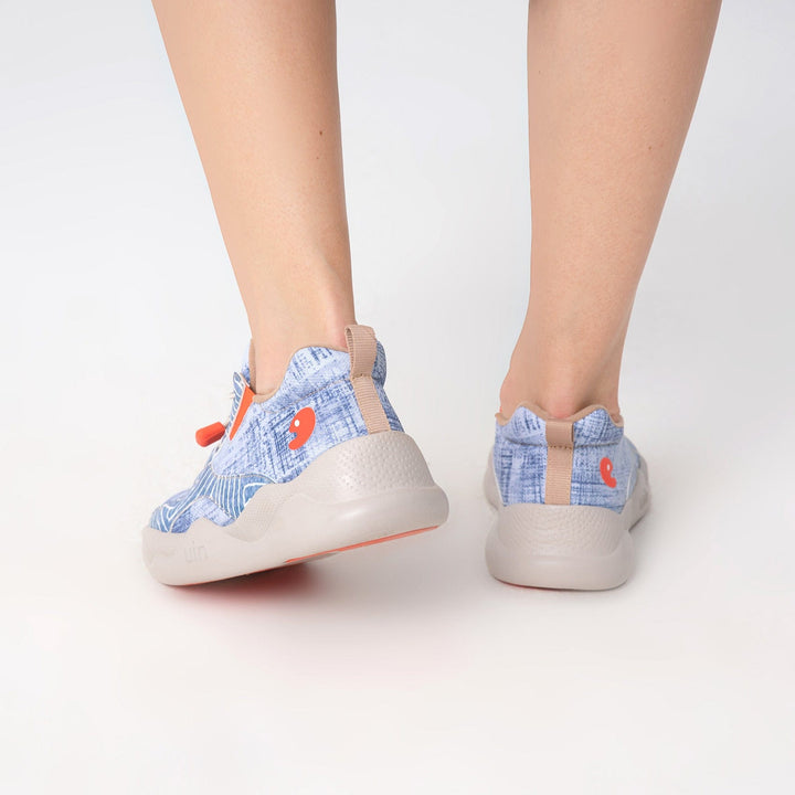 UIN Footwear Women Fading-Blue Mijas III Women Canvas loafers