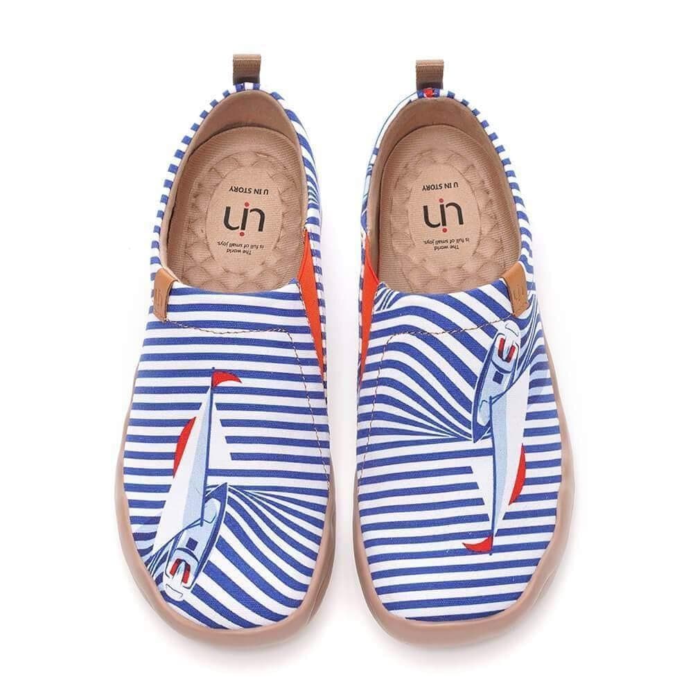 UIN Footwear Women Ferry Well-US Local Delivery Canvas loafers