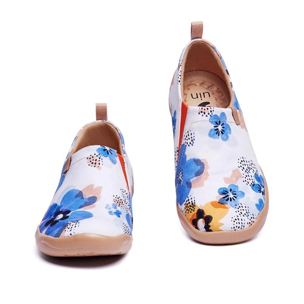 UIN Footwear Women Forget Me Nots Women-US Local Delivery Canvas loafers