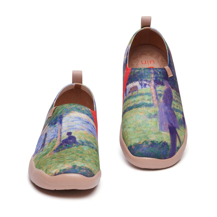 UIN Footwear Women Georges Seurat Study for 'La Grande Jatte?Women Canvas loafers