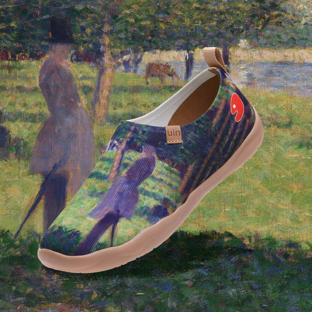 UIN Footwear Women Georges Seurat Study for 'La Grande Jatte?Women Canvas loafers