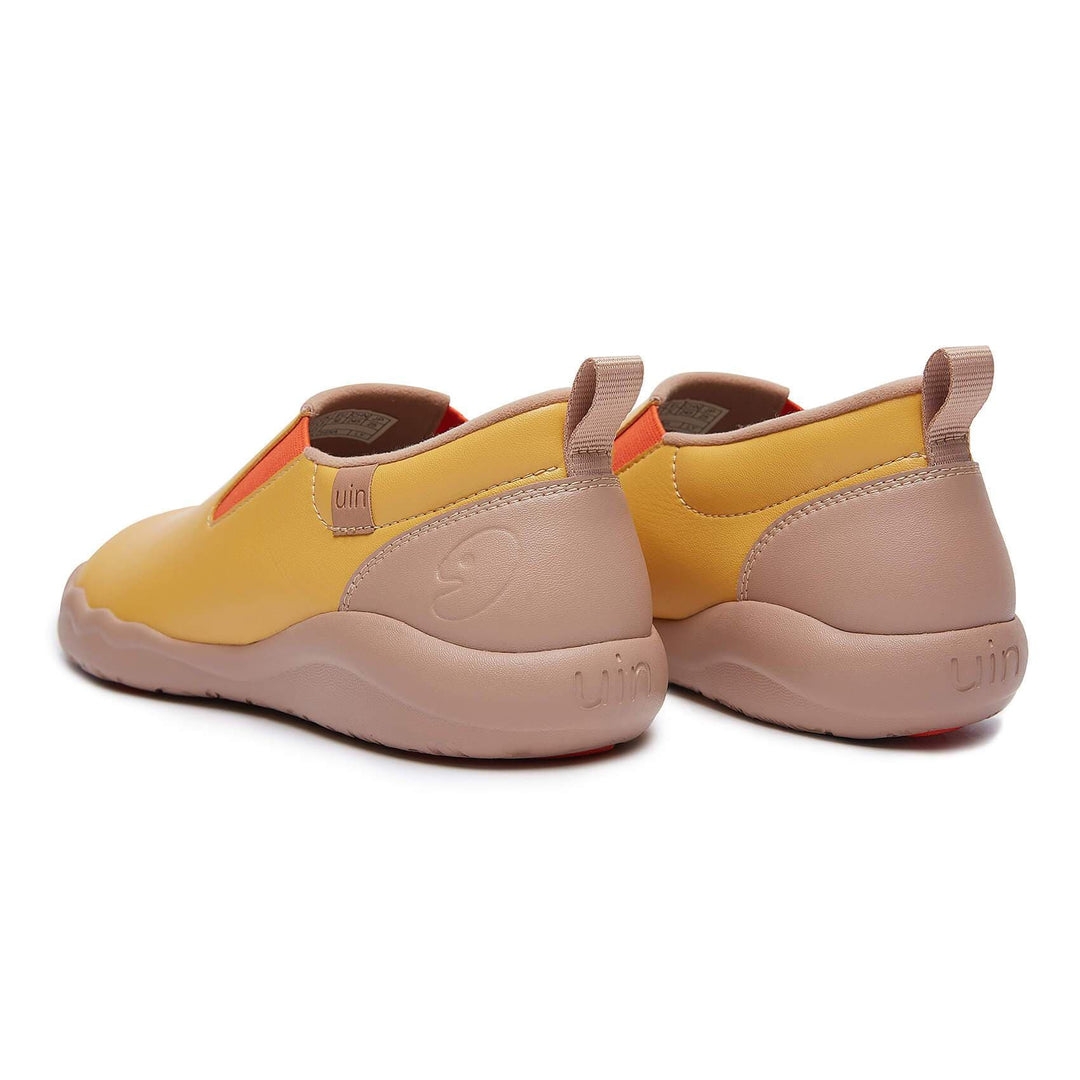 UIN Footwear Women Honey Orange Cuenca Women Canvas loafers