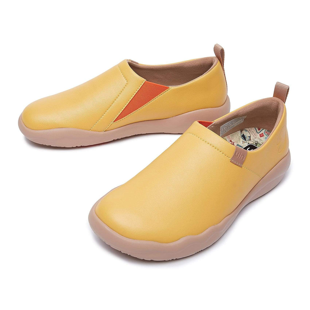 UIN Footwear Women Honey Orange Toledo II Women Canvas loafers