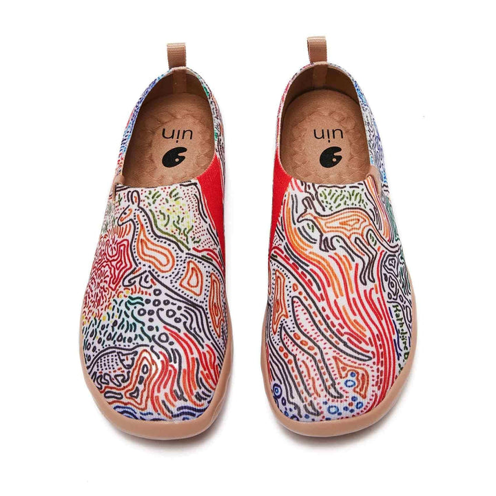 UIN Footwear Women Kangaroo Canvas loafers