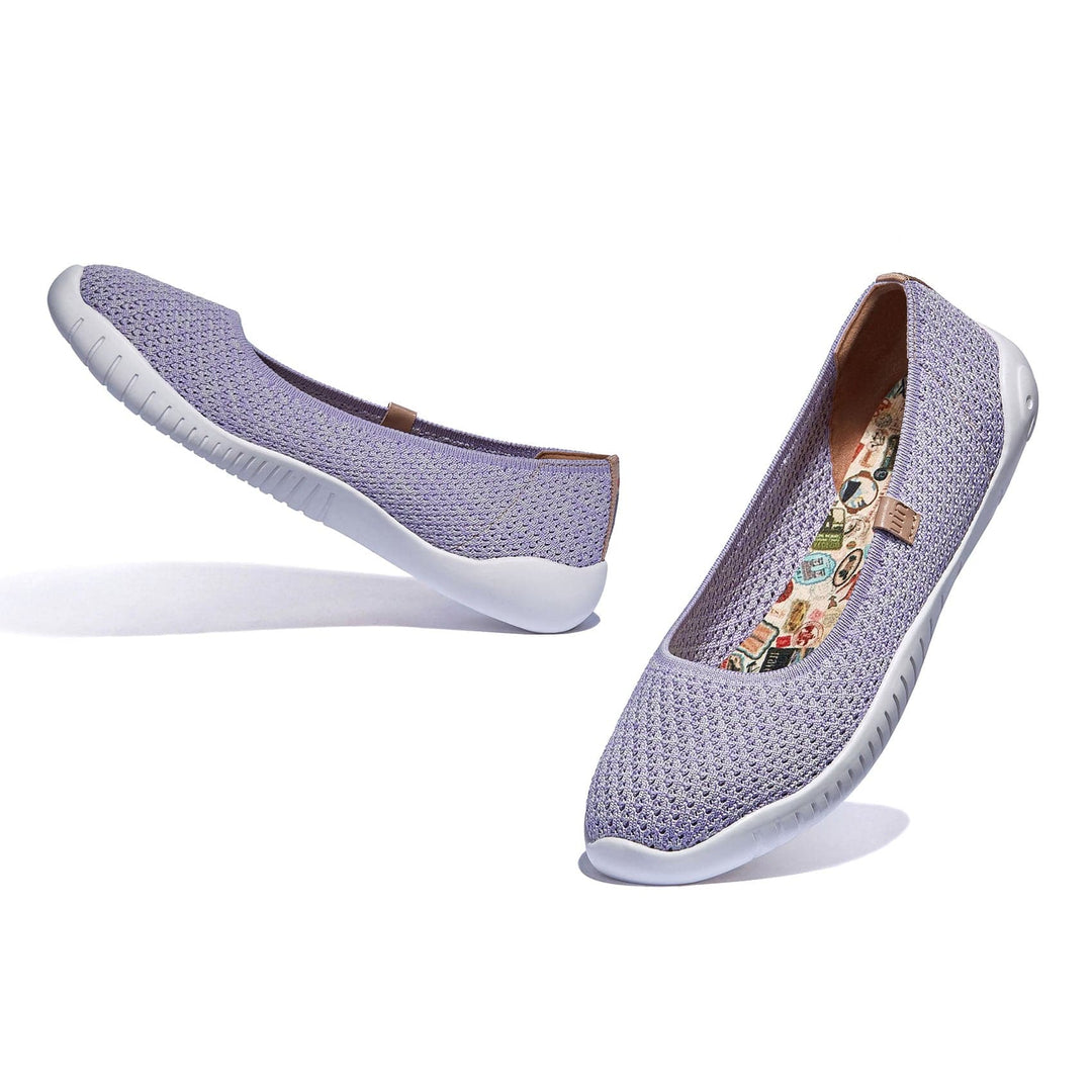 UIN Footwear Women Lavender Menorca III Women Canvas loafers