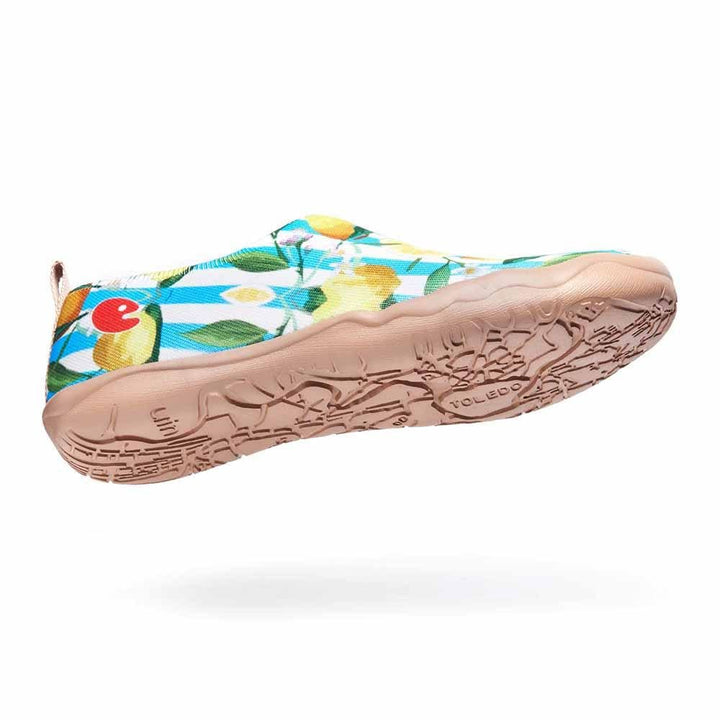 UIN Footwear Women Lemon Summer Canvas loafers