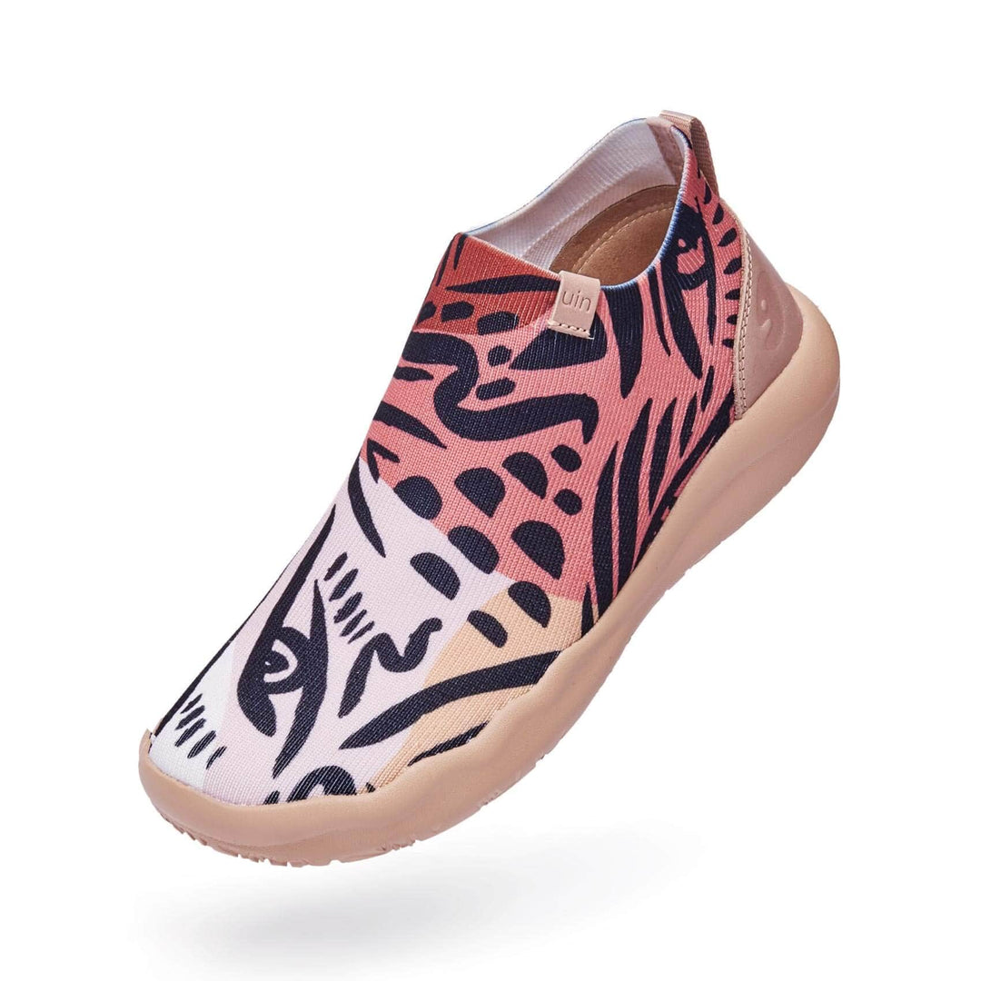 UIN Footwear Women Leopard's Eyes Madrid Canvas loafers