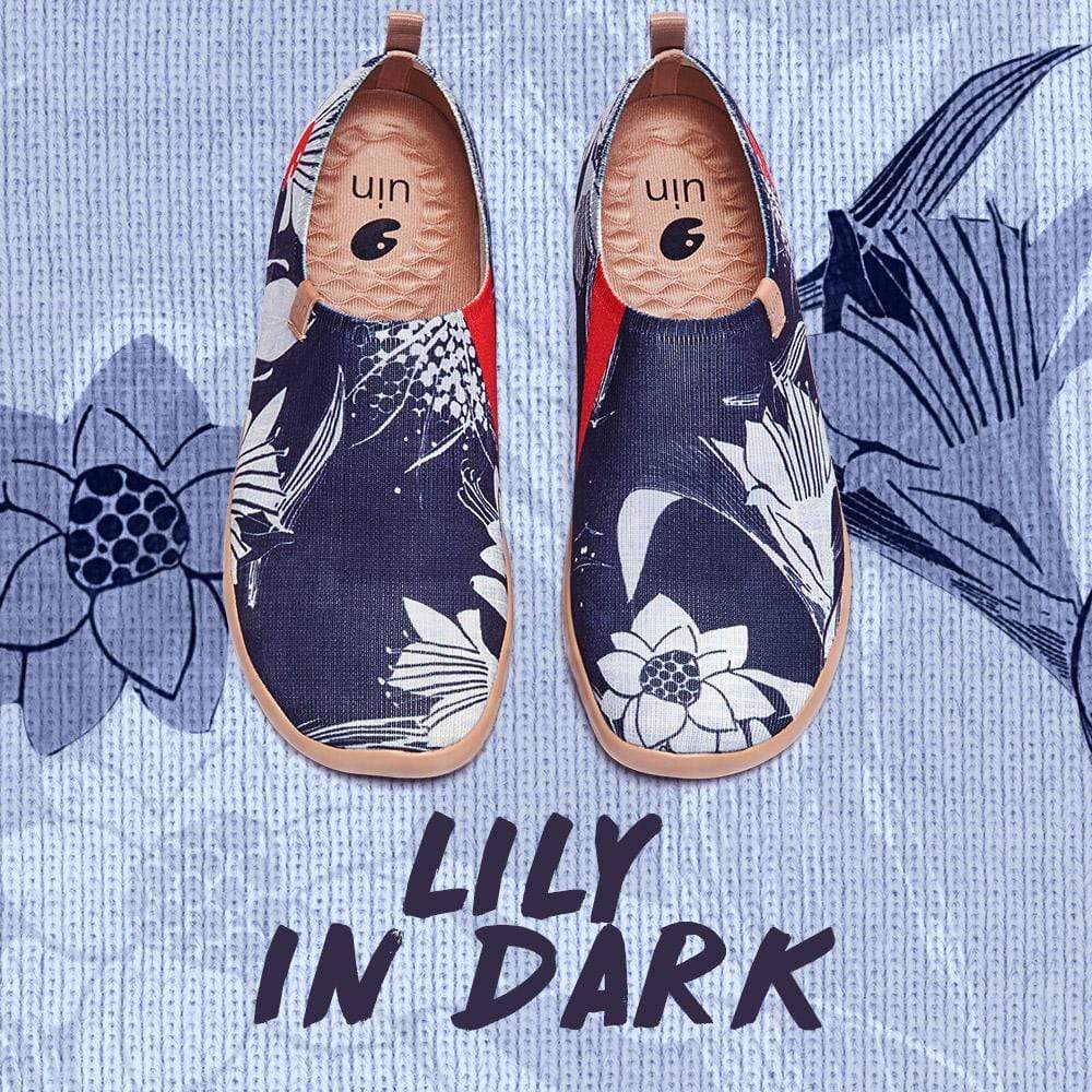 UIN Footwear Women Lily in Dark-US Local Delivery Canvas loafers