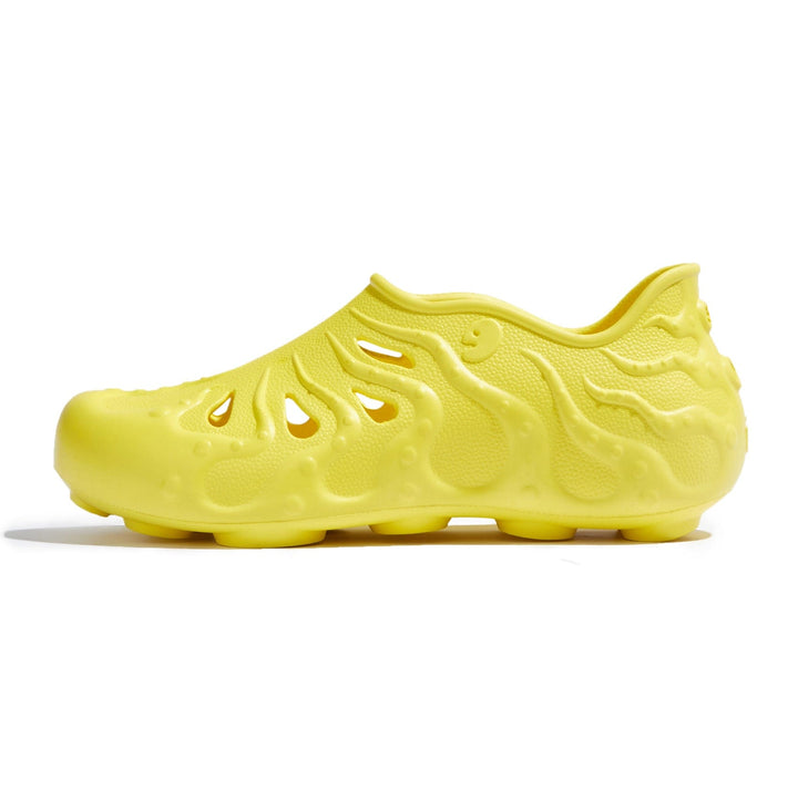 UIN Footwear Women Maize Yellow Octopus II Women Canvas loafers