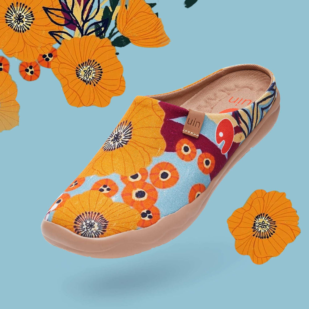 UIN Footwear Women Marigolds Malaga Slipper Women-US Local Delivery Canvas loafers