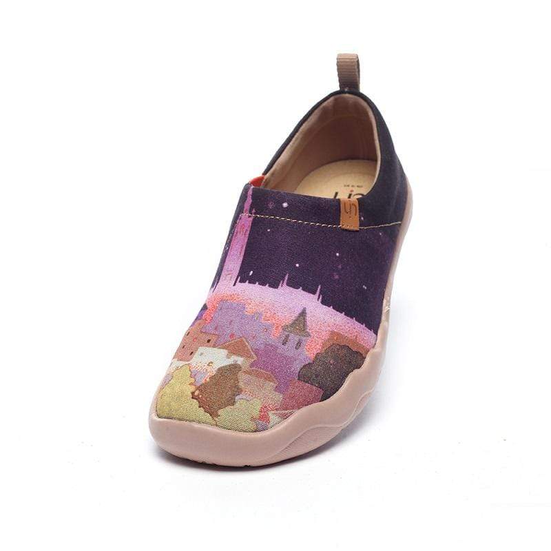 UIN Footwear Women Midnight  Princess Canvas loafers
