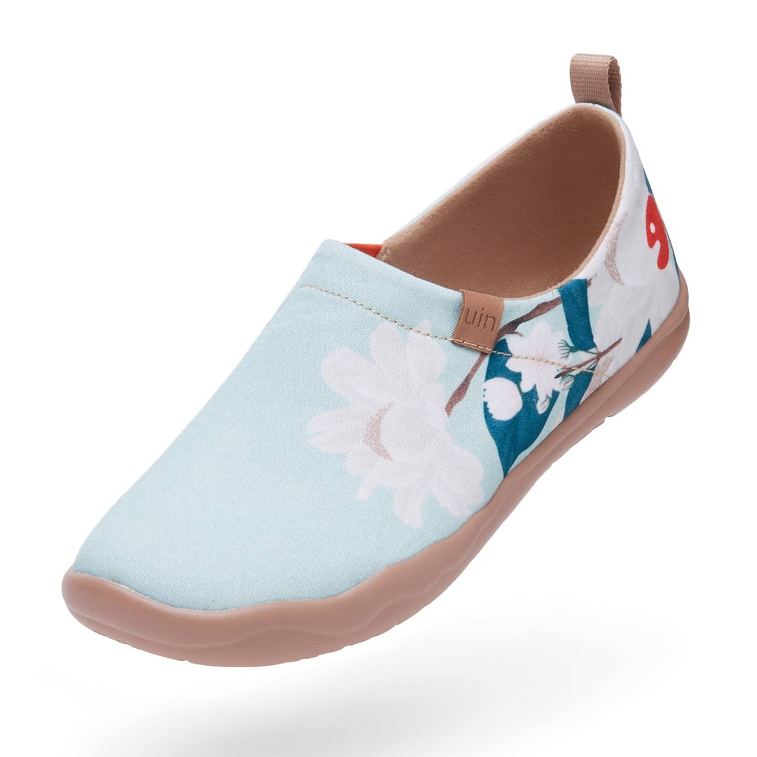 UIN Footwear Women Minty Peony Toledo I Women-US Local Delivery Canvas loafers