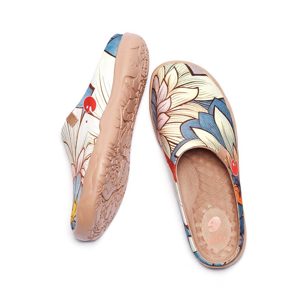 UIN Footwear Women Nelumbo Slipper Canvas loafers