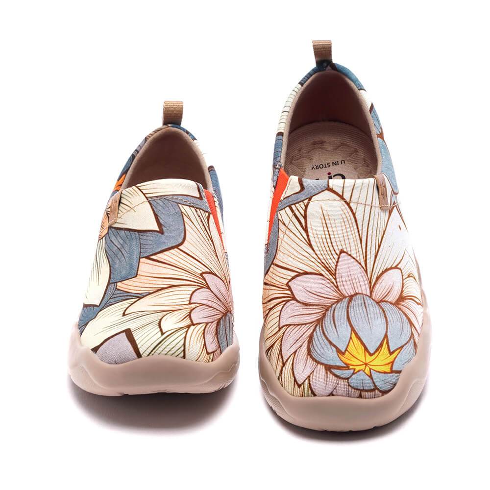 UIN Footwear Women Nelumbo-US Local Delivery Canvas loafers