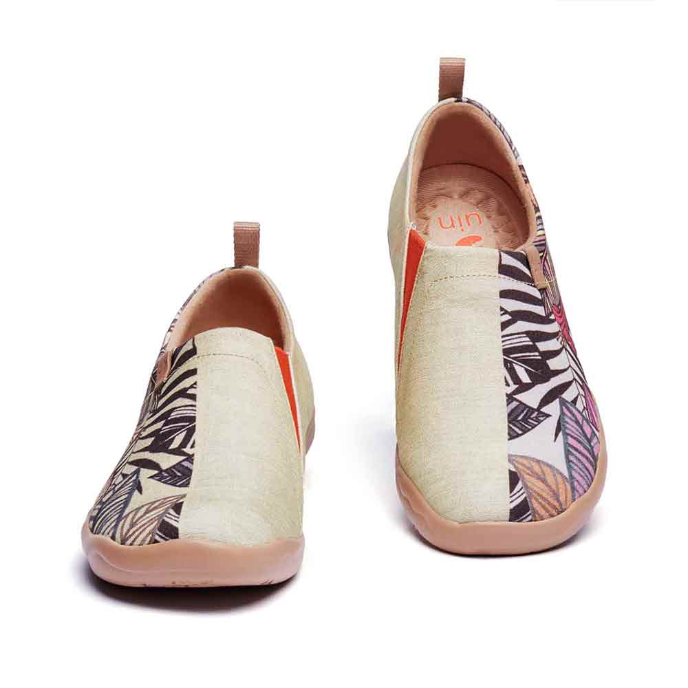 UIN Footwear Women Palm Vibe-US Local Delivery Canvas loafers
