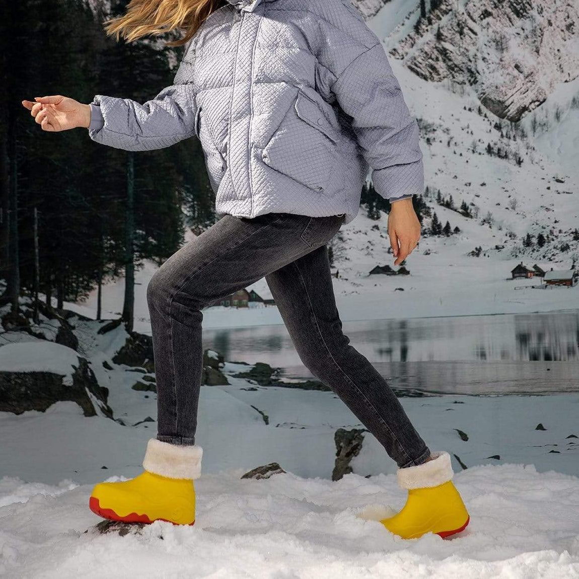 UIN Footwear Women (Pre-sale) Amber Navarra Boots with Napped Linings Women Canvas loafers