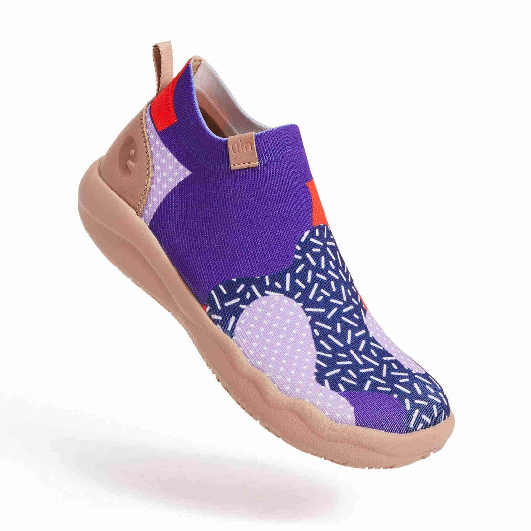 UIN Footwear Women (Pre-sale) Endless Purple Pursuit Canvas loafers