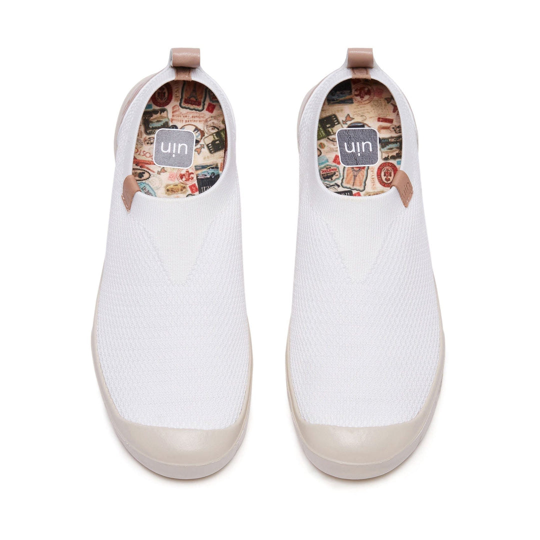 UIN Footwear Women Pure White Cadiz II Women Canvas loafers