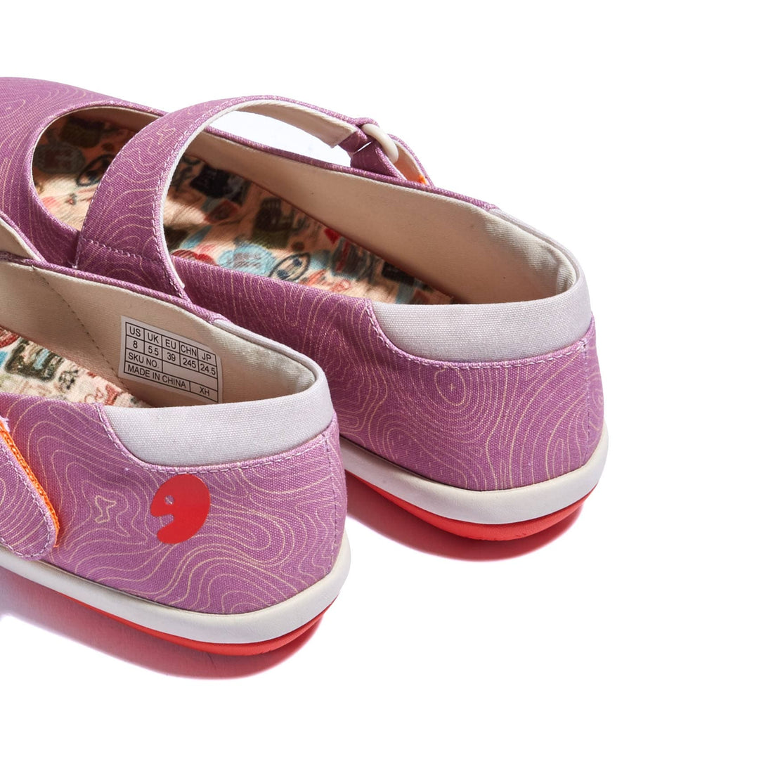 UIN Footwear Women Rose Pink Illetes III Women Canvas loafers