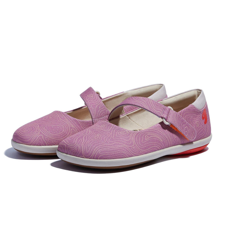 UIN Footwear Women Rose Pink Illetes III Women Canvas loafers