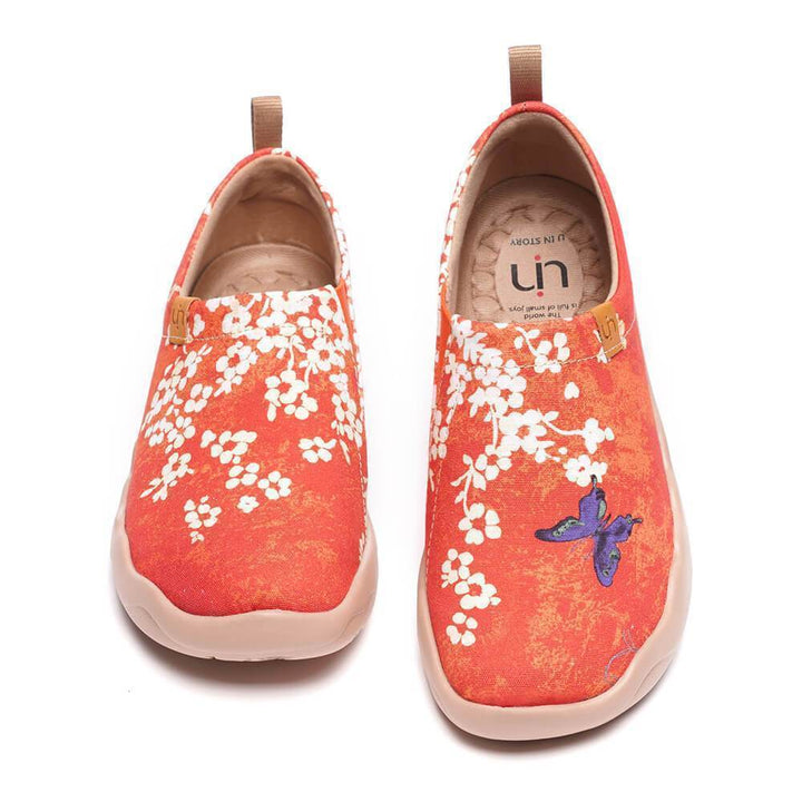 UIN Footwear Women Sakura Canvas loafers