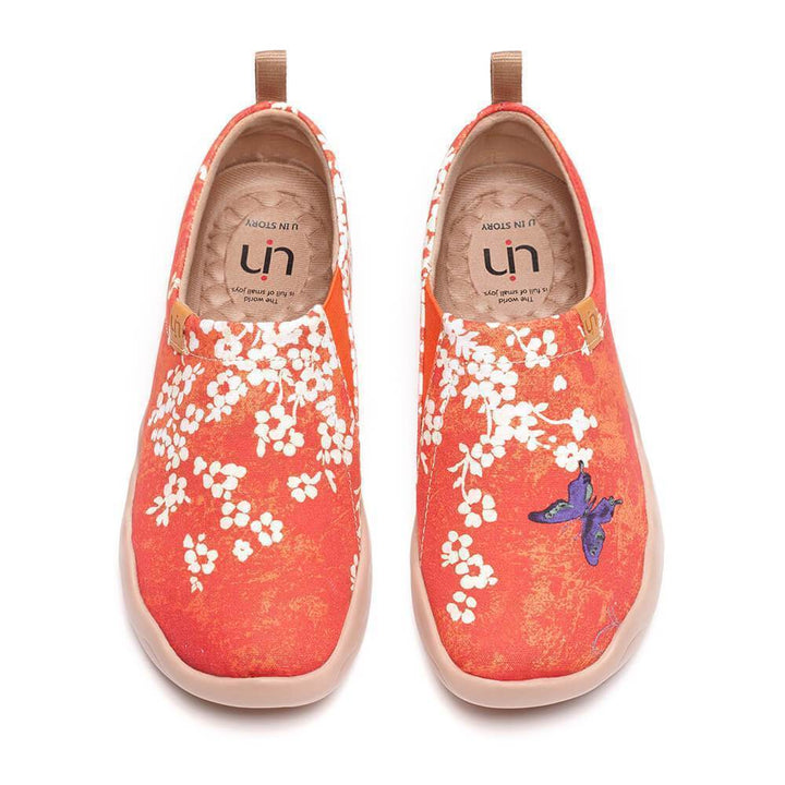 UIN Footwear Women Sakura-US Local Delivery Canvas loafers