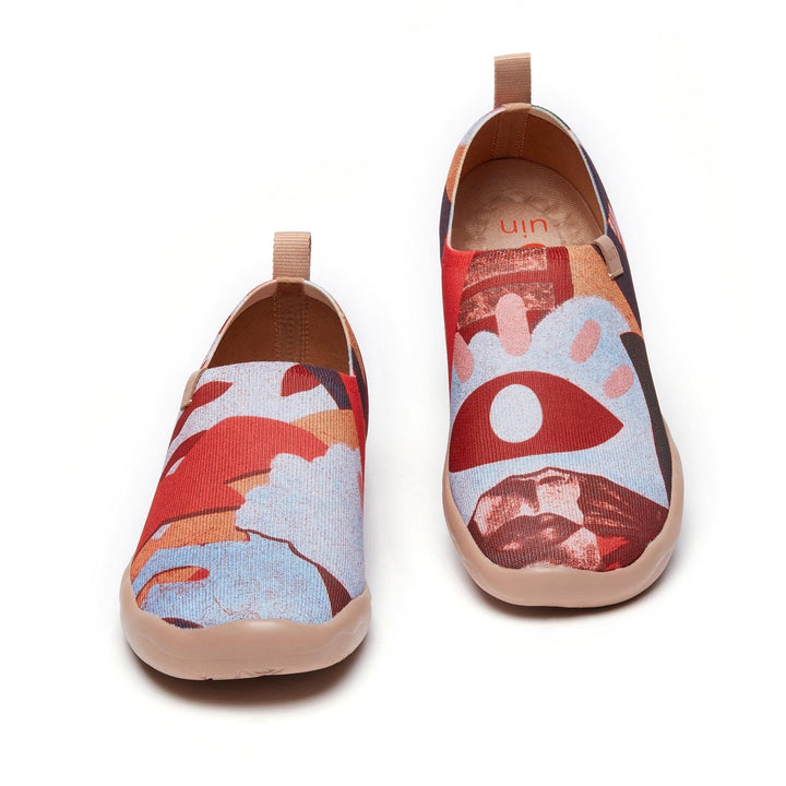UIN Footwear Women See the World Toledo I Women Canvas loafers