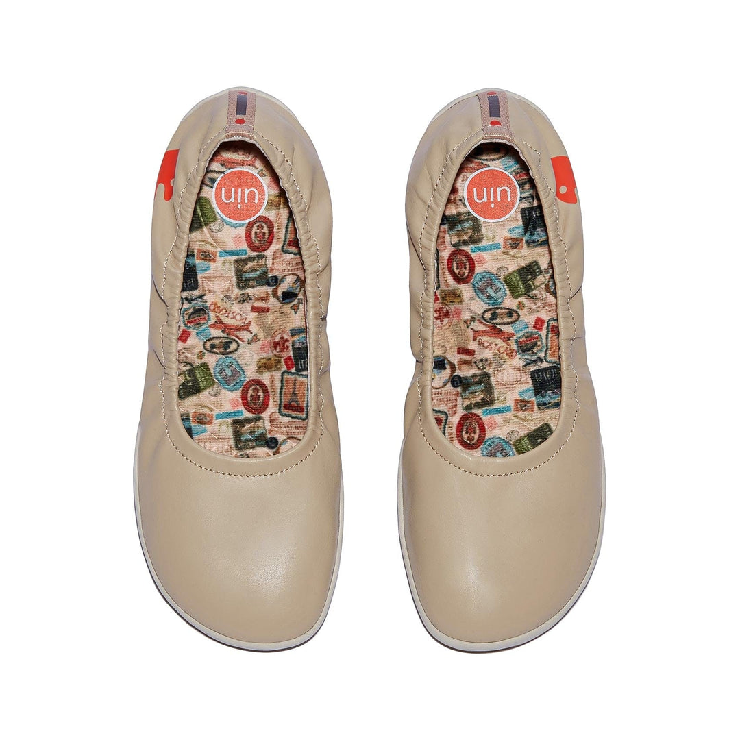 UIN Footwear Women Sesame Illetes IV Women Canvas loafers