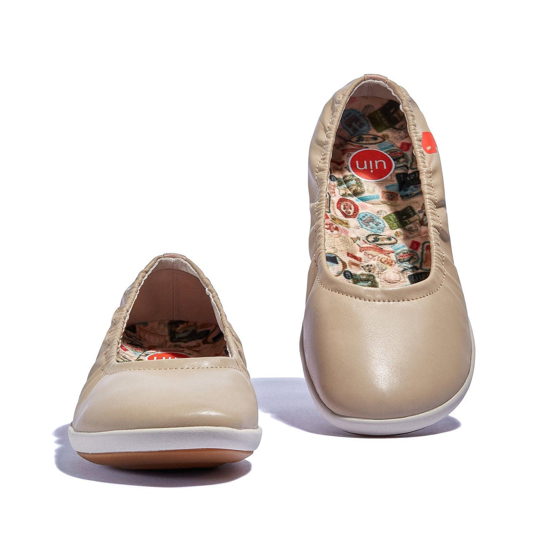 UIN Footwear Women Sesame Illetes IV Women Canvas loafers