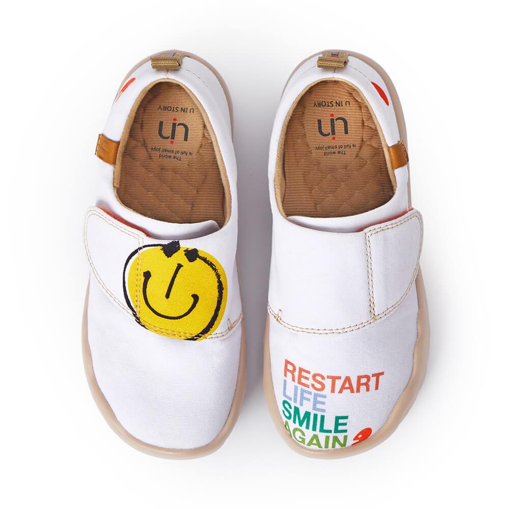 UIN Footwear Women Kid / 5C Smiley Canvas Canvas loafers