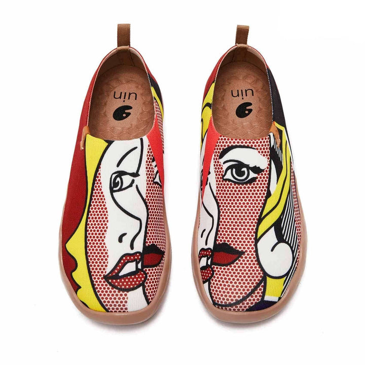 UIN Footwear Women Speaking Girl Canvas loafers