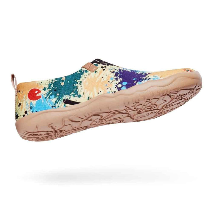 UIN Footwear Women Splashed World Canvas loafers