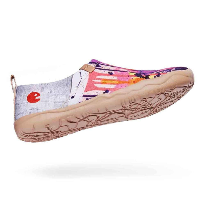 UIN Footwear Women Splashing Fantasy Canvas loafers