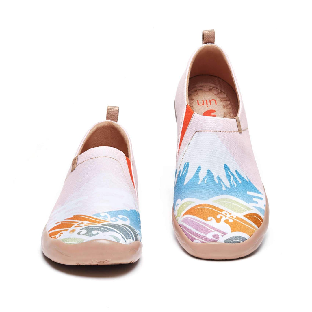 UIN Footwear Women SPRING IN MOUNT FUJI-US Local Delivery Canvas loafers