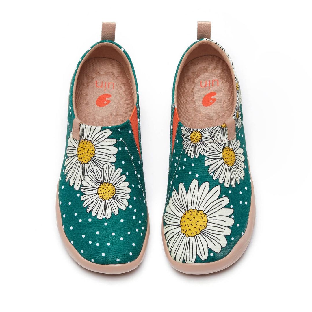 UIN Footwear Women Starnight Daisy Toledo I Women-US Local Delivery Canvas loafers