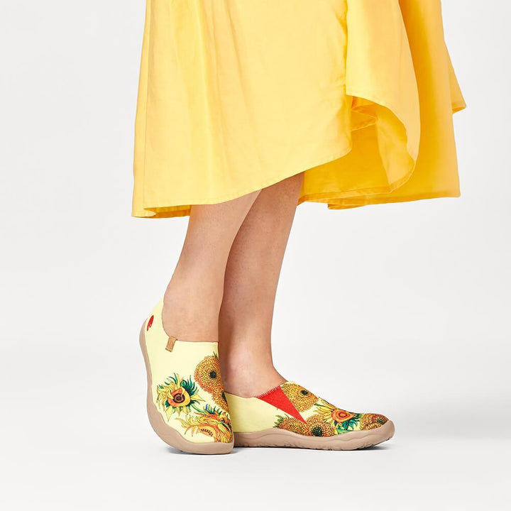 UIN Footwear Women Sunflower Canvas loafers