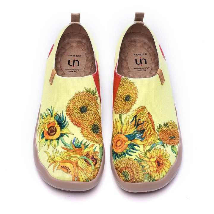 UIN Footwear Women Sunflower-US Local Delivery Canvas loafers