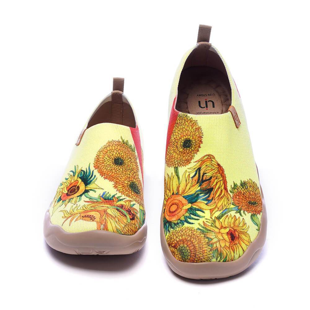 UIN Footwear Women Sunflower-US Local Delivery Canvas loafers
