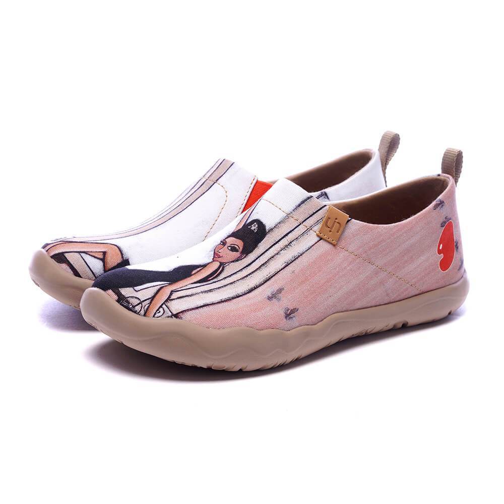UIN Footwear Women The Little Dress-US Local Delivery Canvas loafers