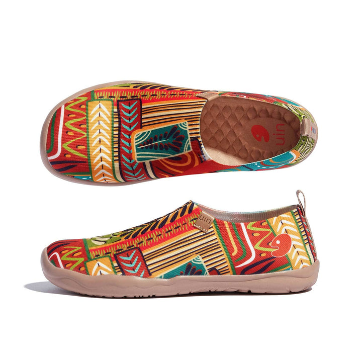 UIN Footwear Women Threads of Peru Toledo I Women Canvas loafers