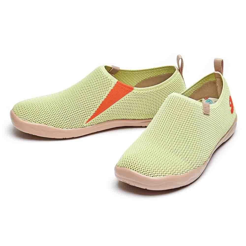 UIN Footwear Women Toledo Knitted Pale Green Women Canvas loafers
