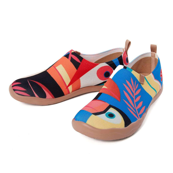 UIN Footwear Women Toucan Canvas loafers