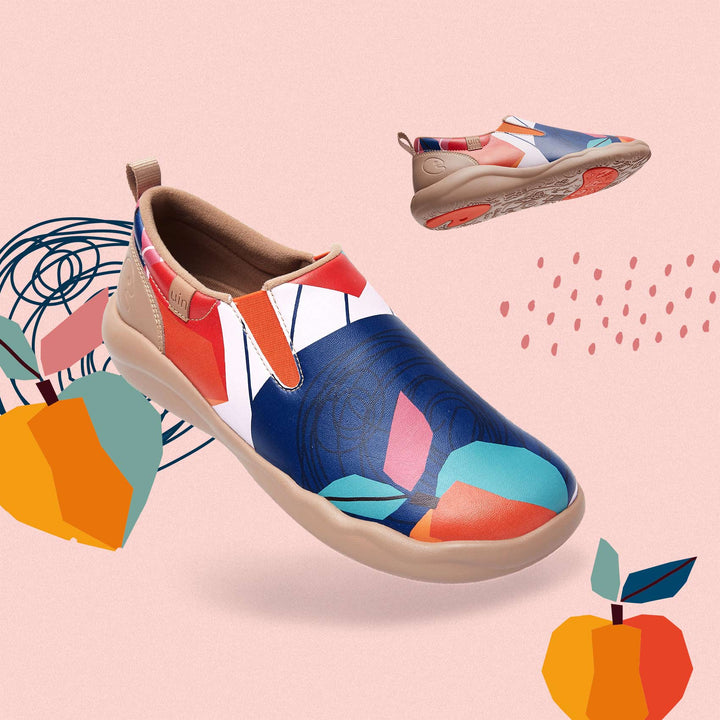 UIN Footwear Women Tropical Fruit Cuenca Women Canvas loafers