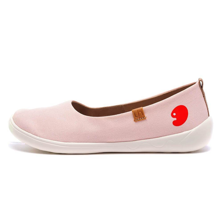 UIN Footwear Women Valencia Canvas Pink Canvas loafers