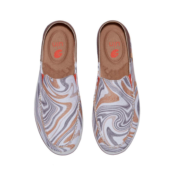 UIN Footwear Women Watercolor Terraces Formentera II Women Canvas loafers