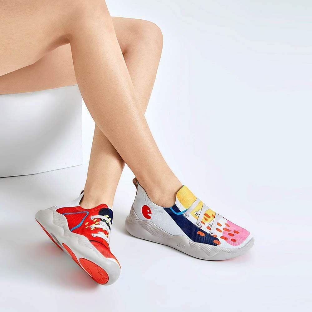 UIN Footwear Women Watermelon Season Women Canvas loafers