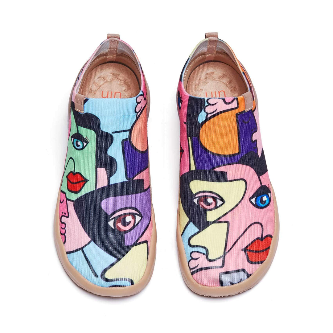 UIN Footwear Women Who I Am Madrid Canvas loafers